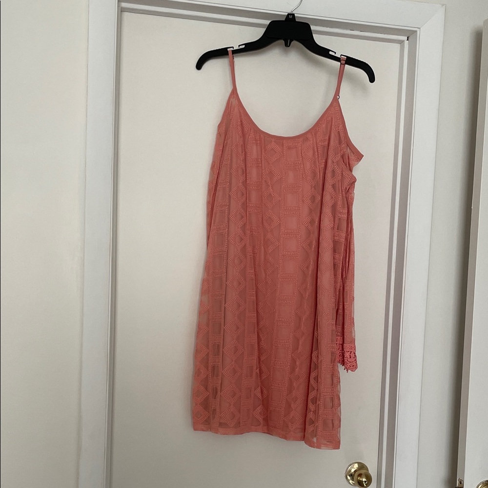 Xhilaration Asymmetrical Coral Dress